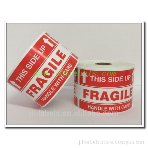 This side up& fragile label ,5x3 ,500 labels/roll,semi-glossy